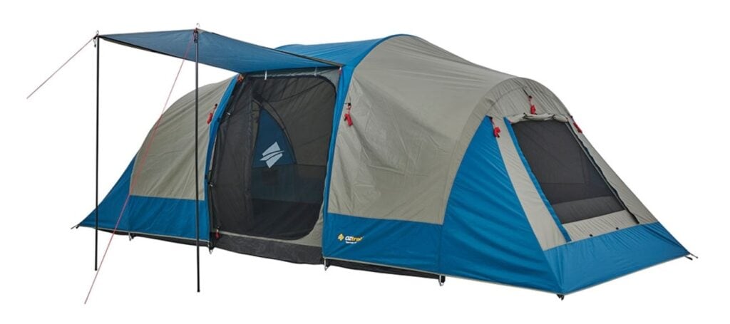 Oztrail Tasman 10P Dome Tent review spacious two bedroom